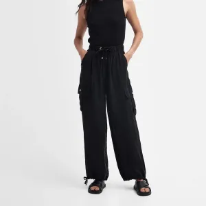 Barbour International Williams Parachute Trousers in Black