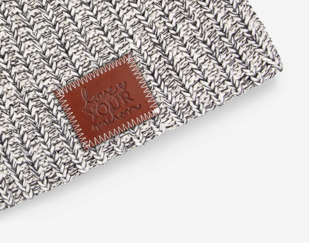 Black Speckled Beanie