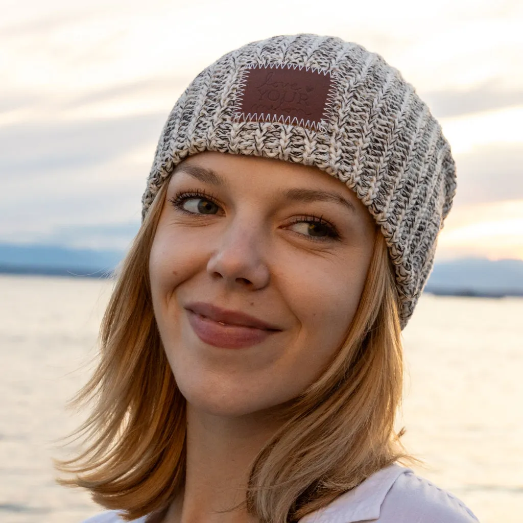 Black Speckled Beanie