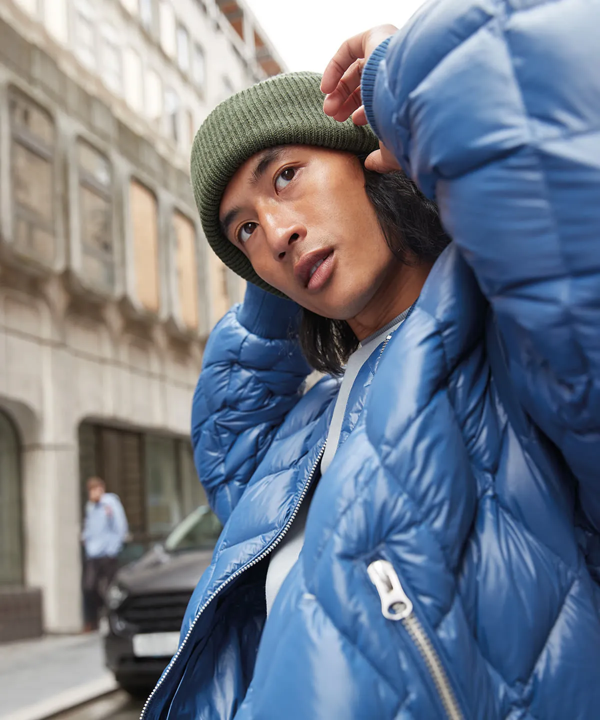 Classic engineered deep-cuffed beanie | Cloud Grey