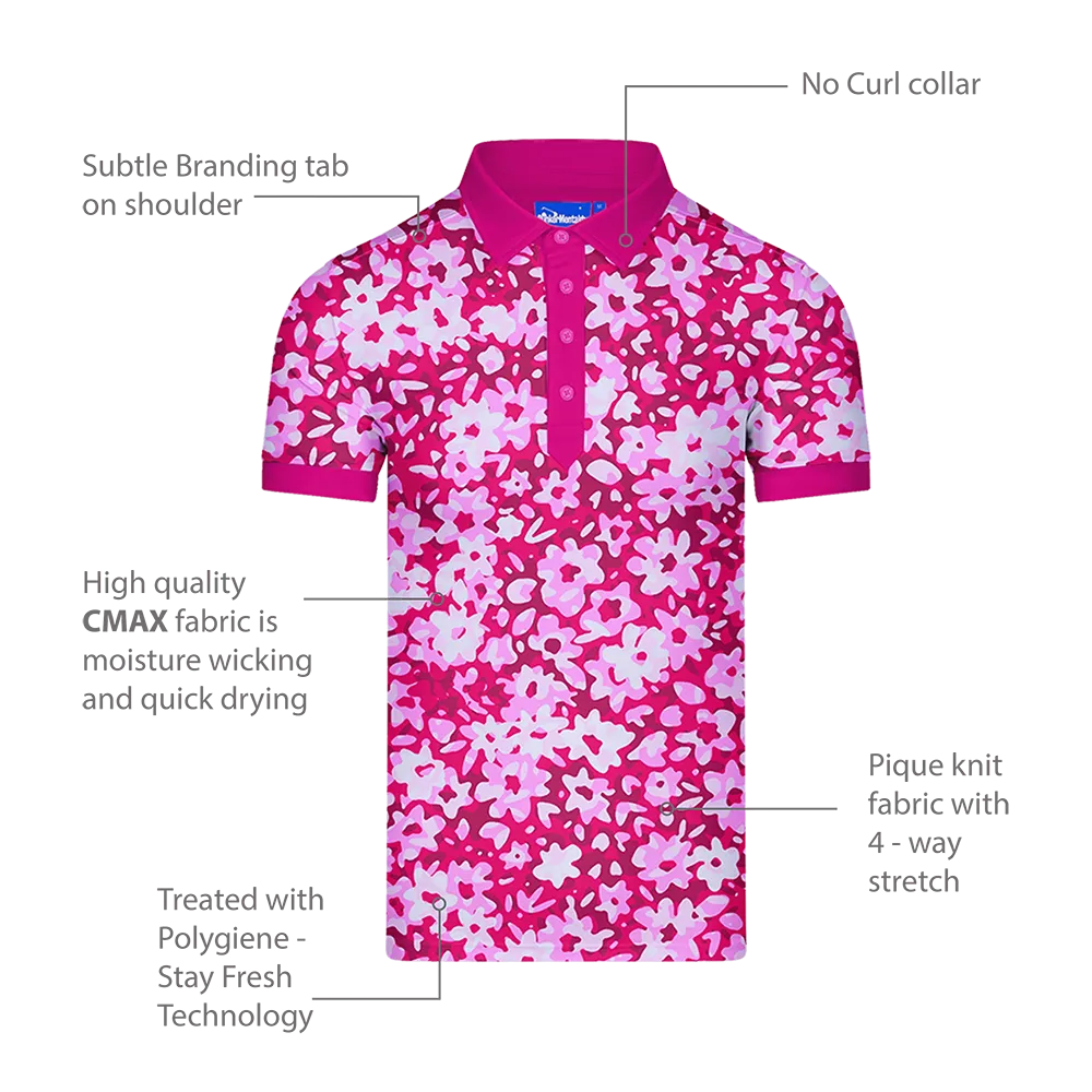 Cmax Camo Floral Polo