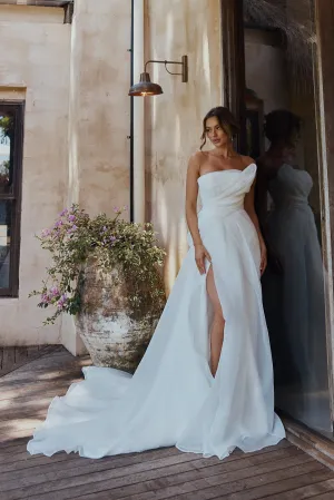 Cora Organza Layered Wedding Dress – TC2338
