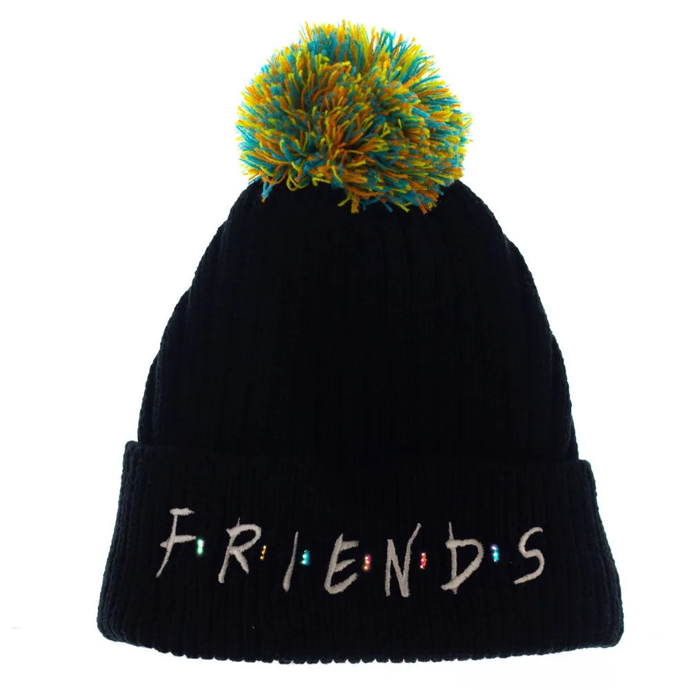 Friends LED Logo Pom Beanie