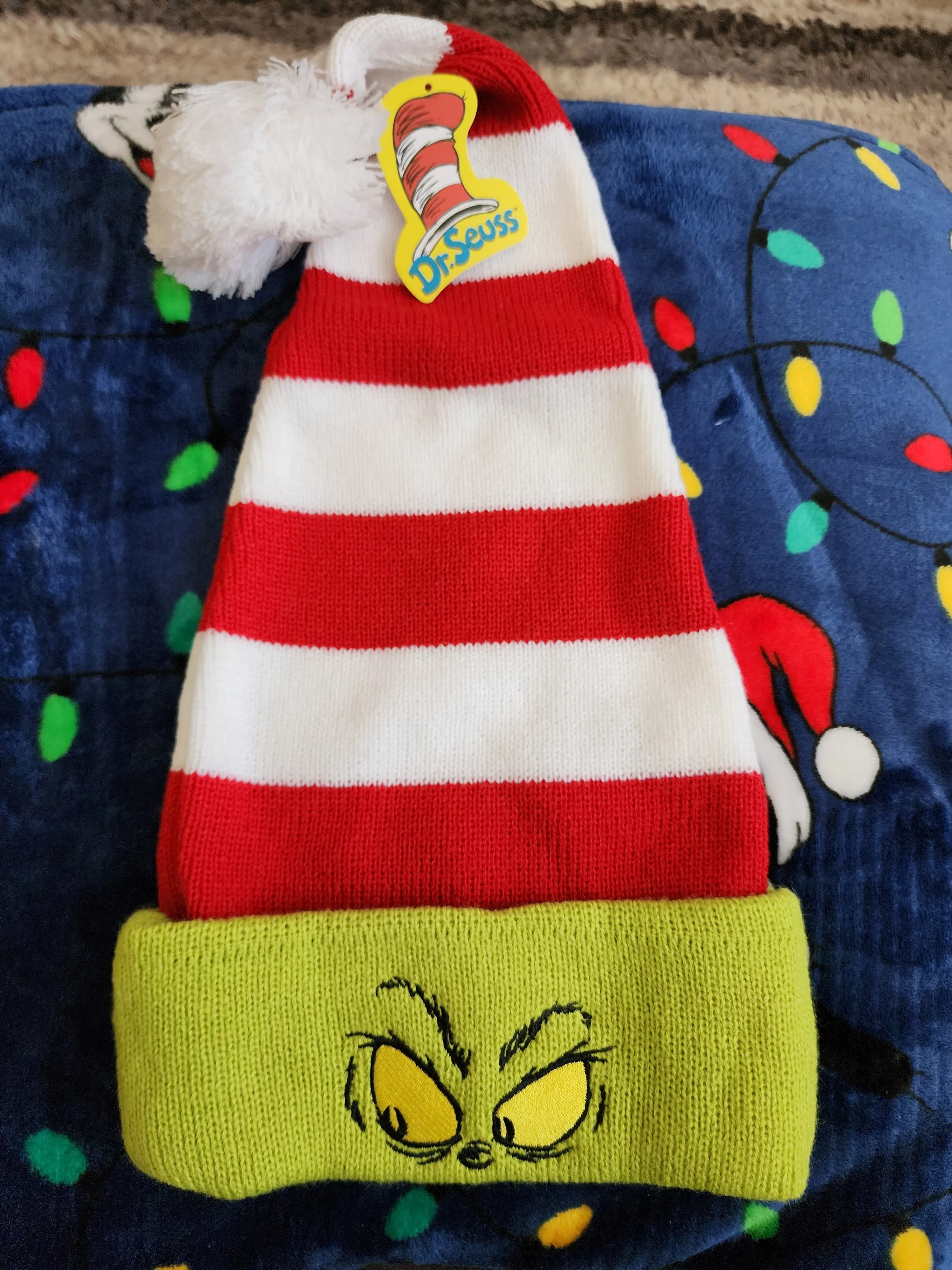 Grinch Christmas Beanie