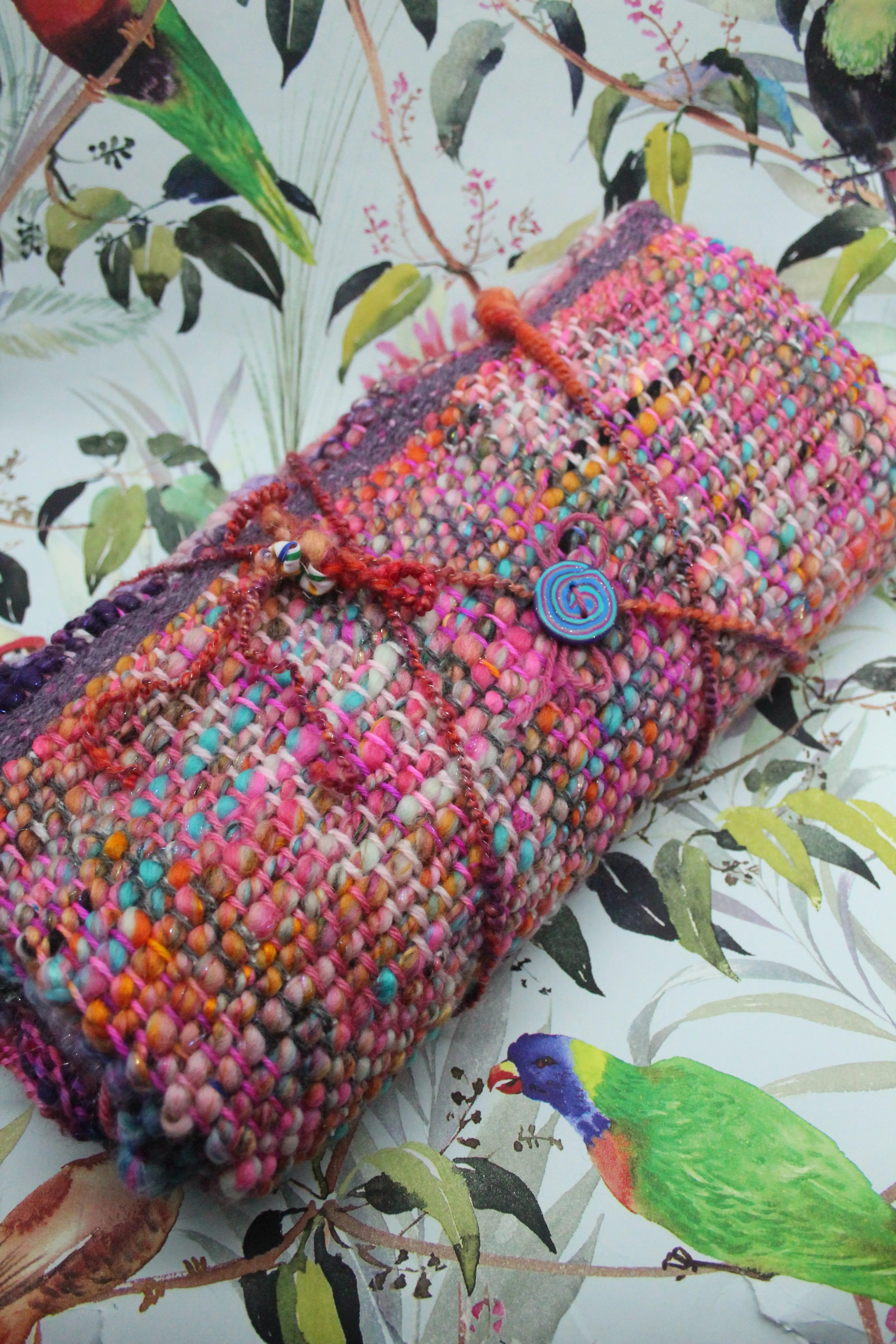 Handwoven Scarf - 33cm wide 190cm long