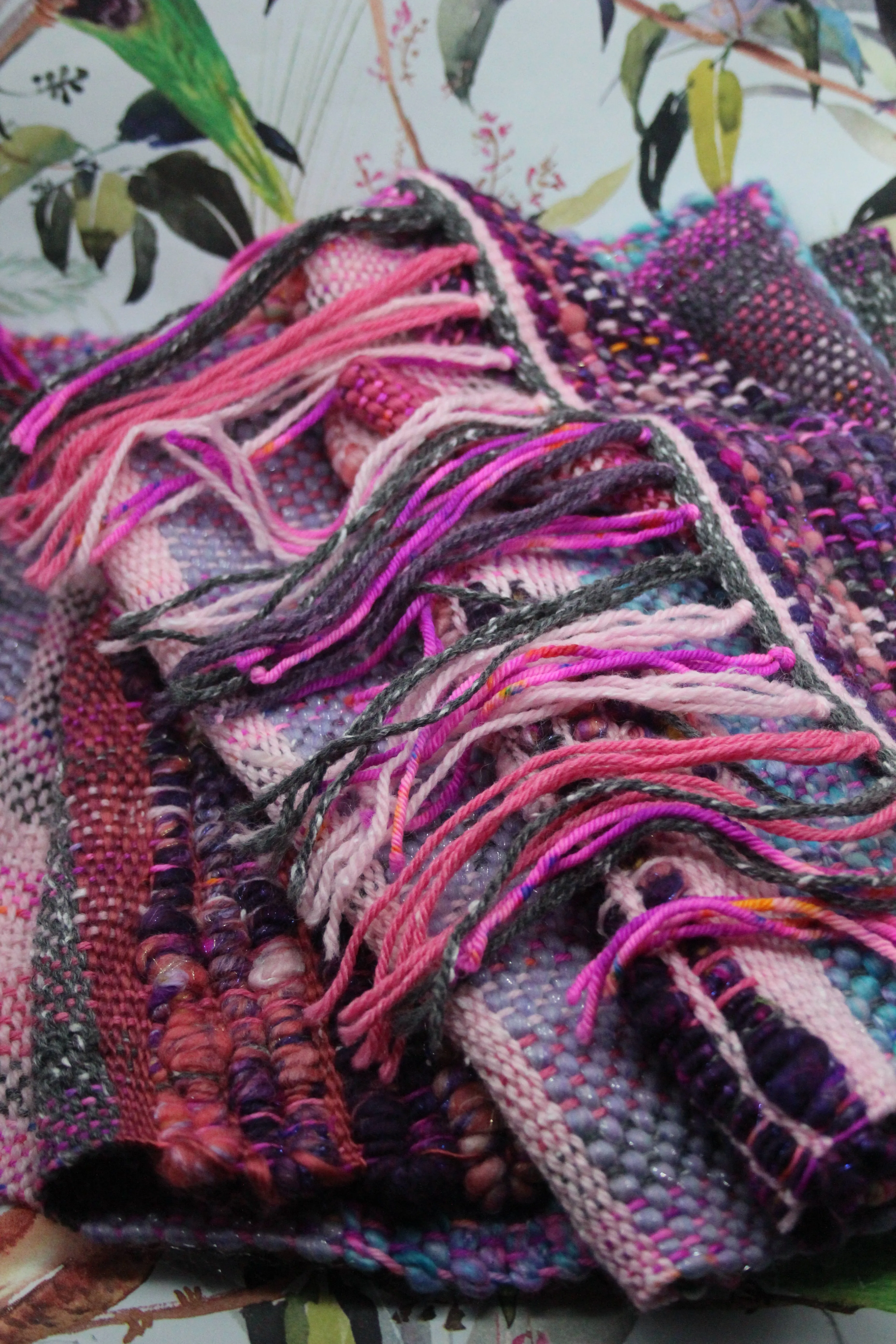 Handwoven Scarf - 33cm wide 190cm long