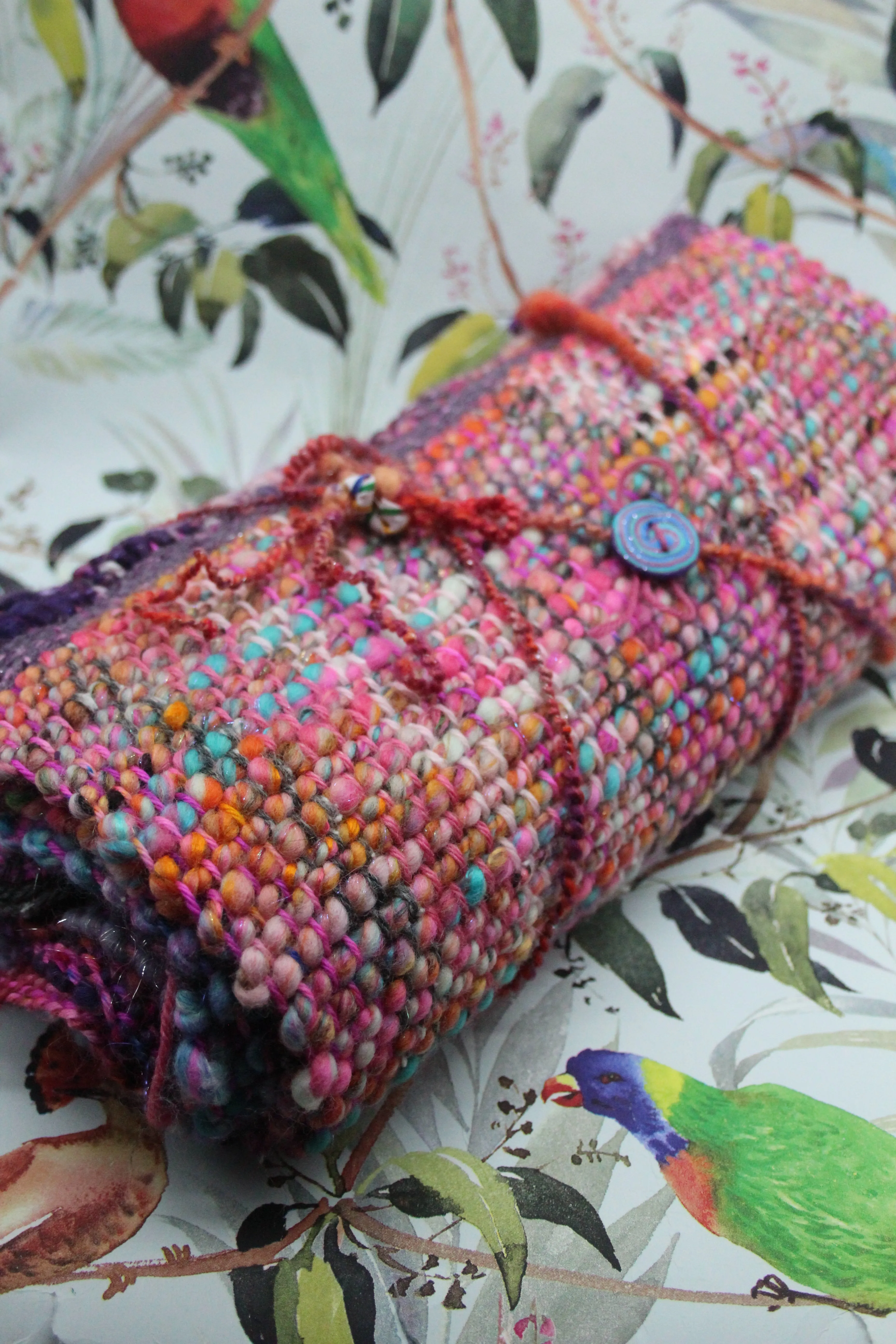 Handwoven Scarf - 33cm wide 190cm long