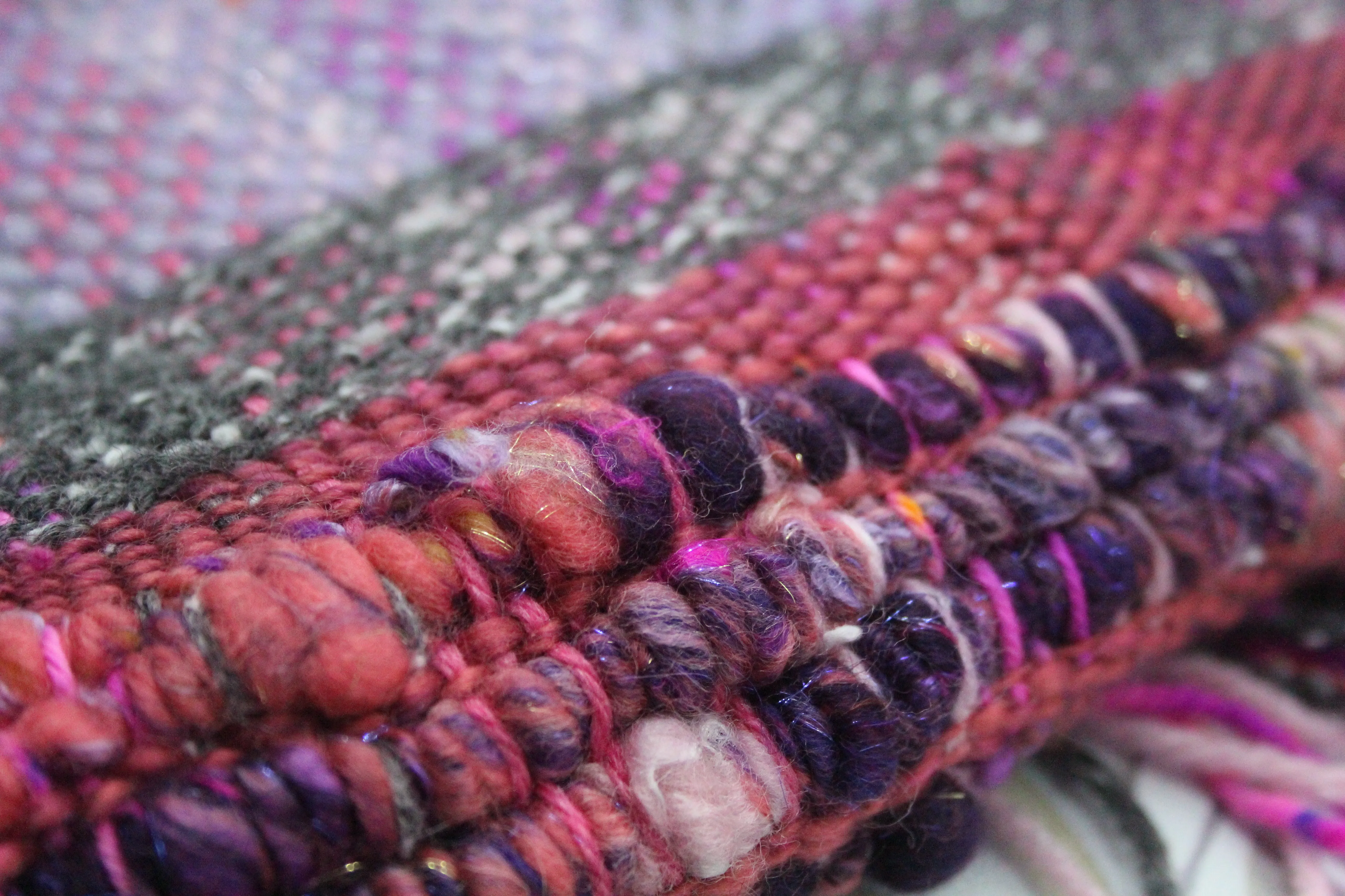Handwoven Scarf - 33cm wide 190cm long