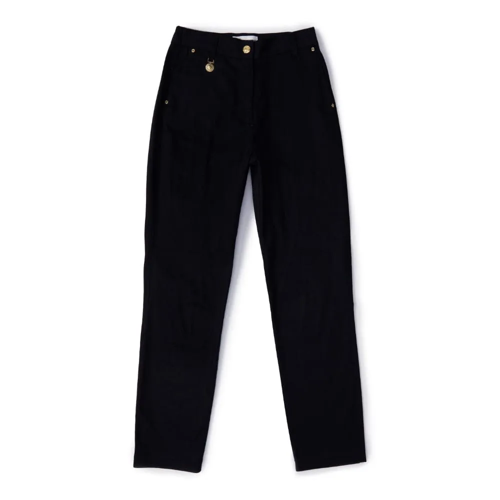 Holland Cooper Bexley Cigarette Trouser In Black