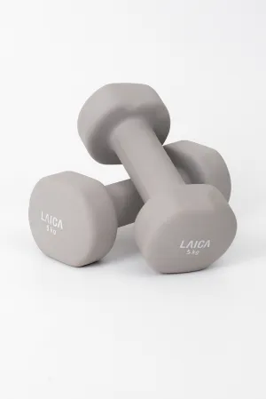 LAICA Non-Slip Dumbbell 1KG - Sand