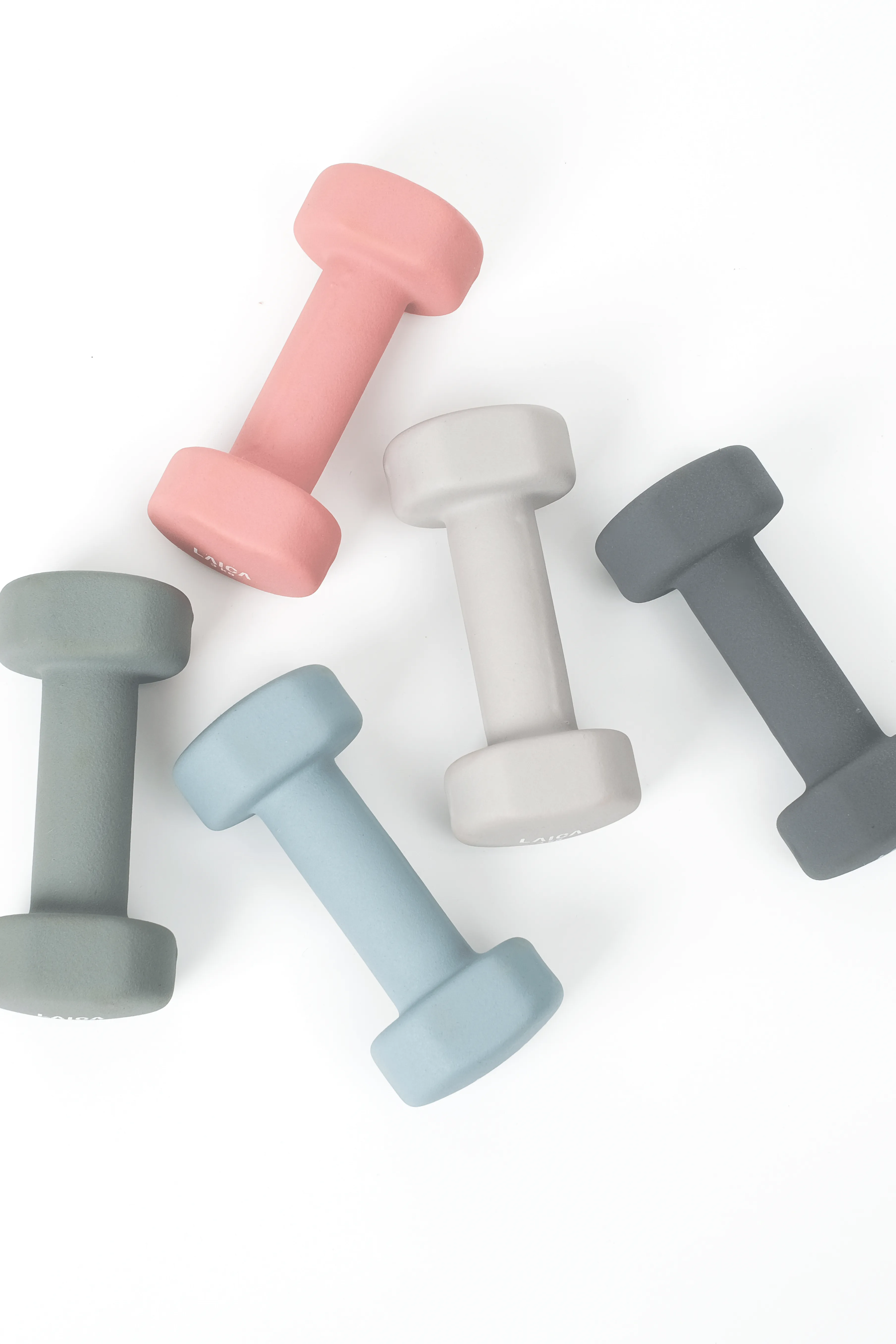 LAICA Non-Slip Dumbbell 1KG - Sand