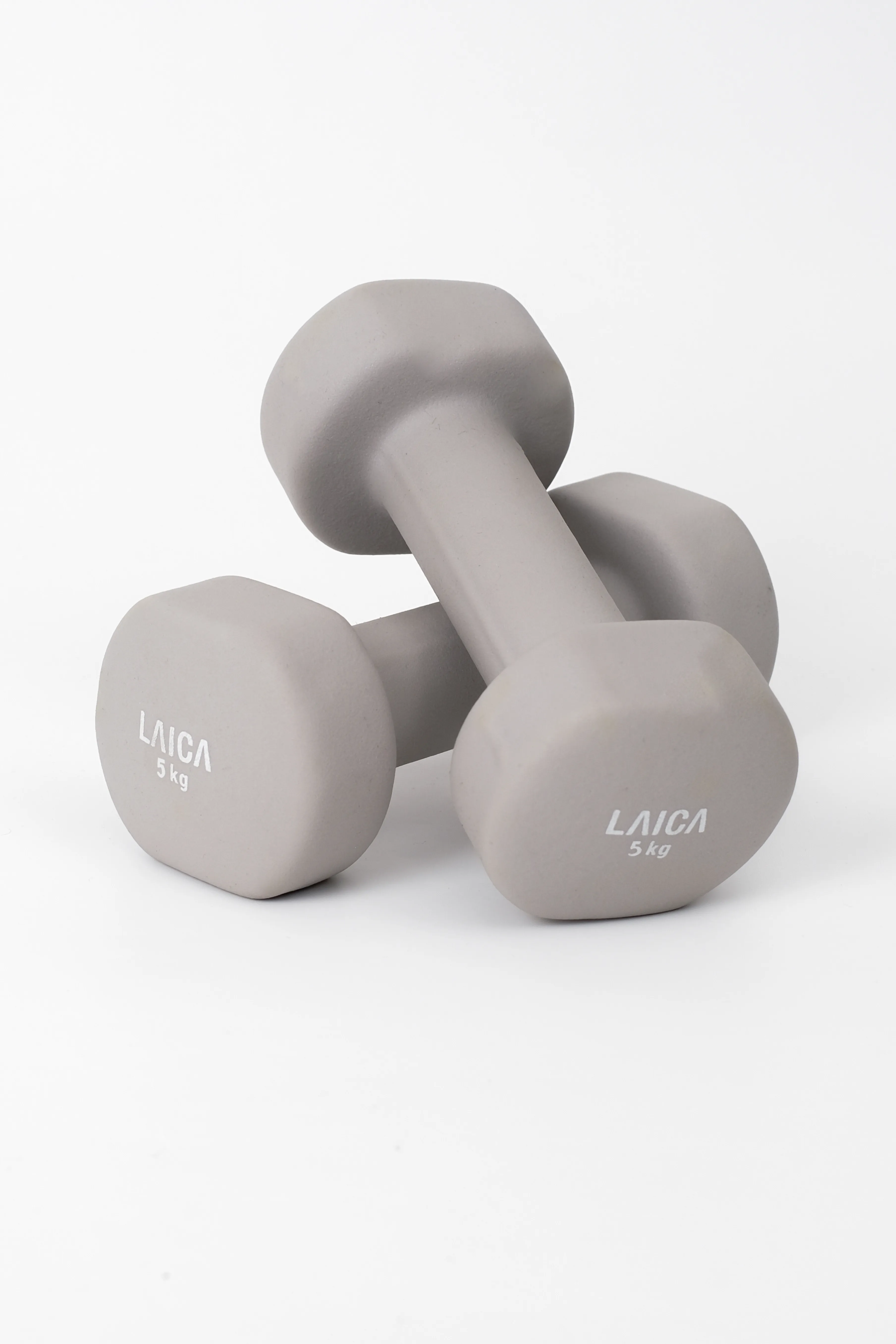 LAICA Non-Slip Dumbbell 1KG - Sand
