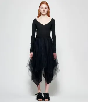 Marc Le Bihan Black 3 Layer Tulle Skirt