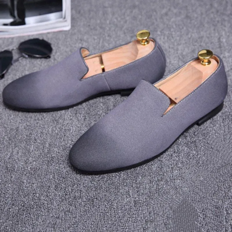 Men's Summer Casual Suede Dress Shoes