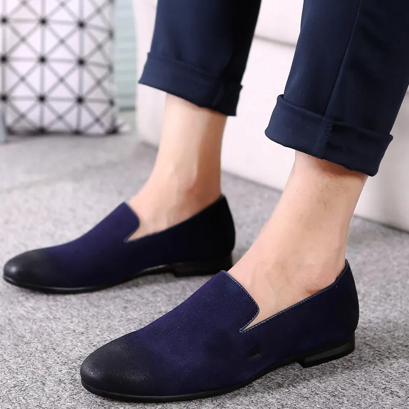Men's Summer Casual Suede Dress Shoes
