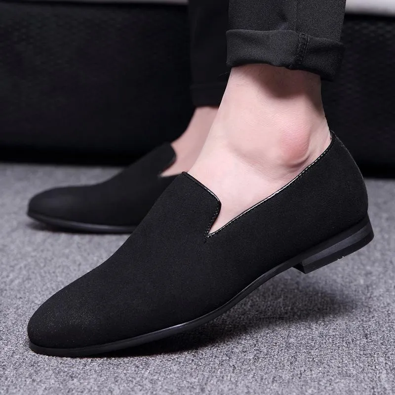Men's Summer Casual Suede Dress Shoes