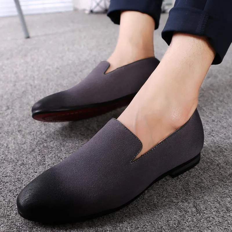 Men's Summer Casual Suede Dress Shoes