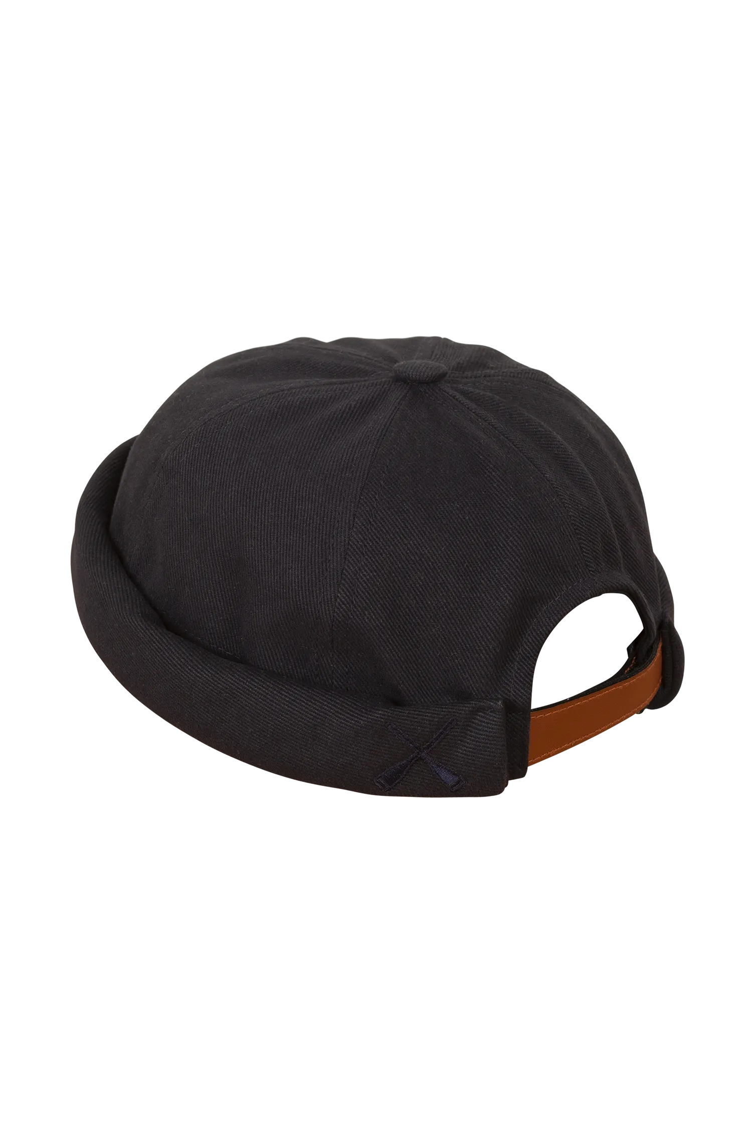 MIKI DOCKER HAT DARK BLUE MOLESKINE