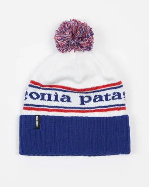 Patagonia - Powder Town Beanie - Park Stripe - Viking Blue