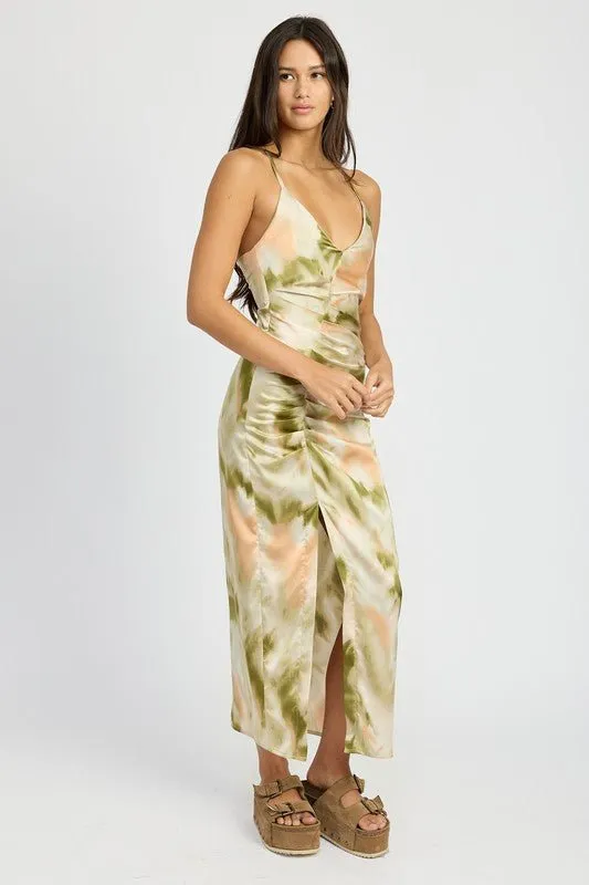 Ruched Midi Dress
