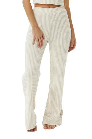 Sea Of Dreams Rib Trousers in Natural