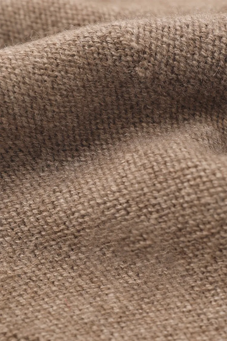 Slouchy Winter Rib Knit 100 Cashmere Beanie
