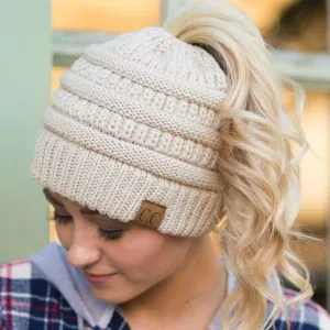 Solid Classic CC Beanie Tail by C.C Beanie