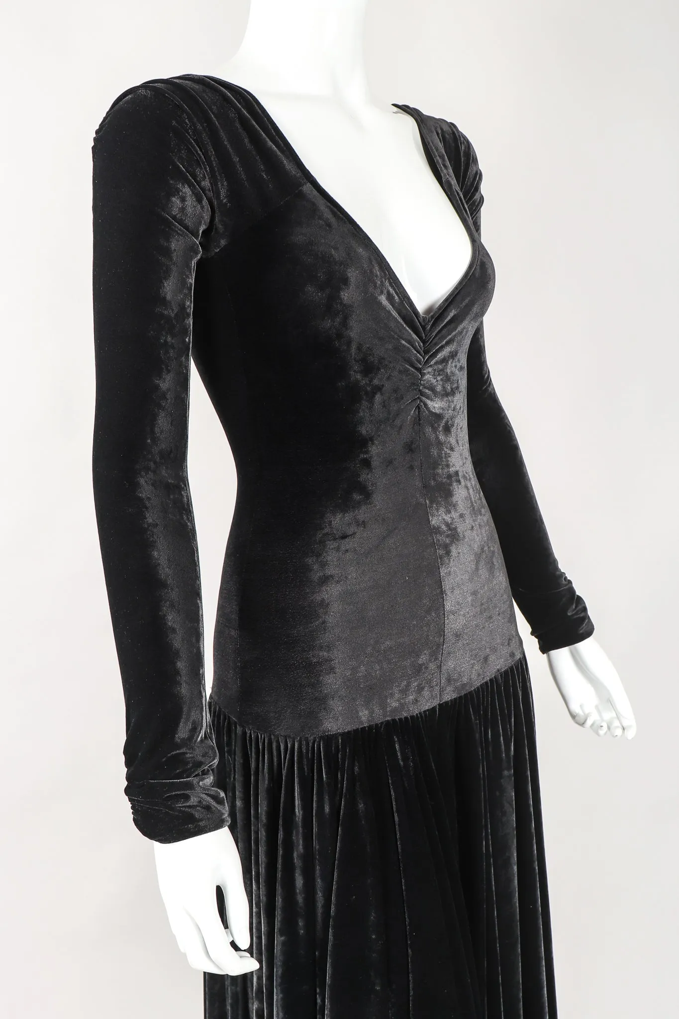 Stretch Velvet Dance Dress