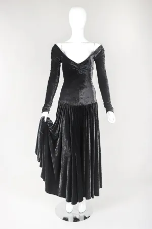 Stretch Velvet Dance Dress