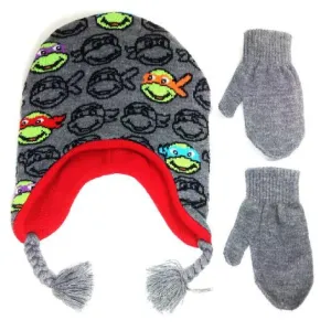 Teenage Mutant Ninja Turtles Boy's Beanie and Gloves