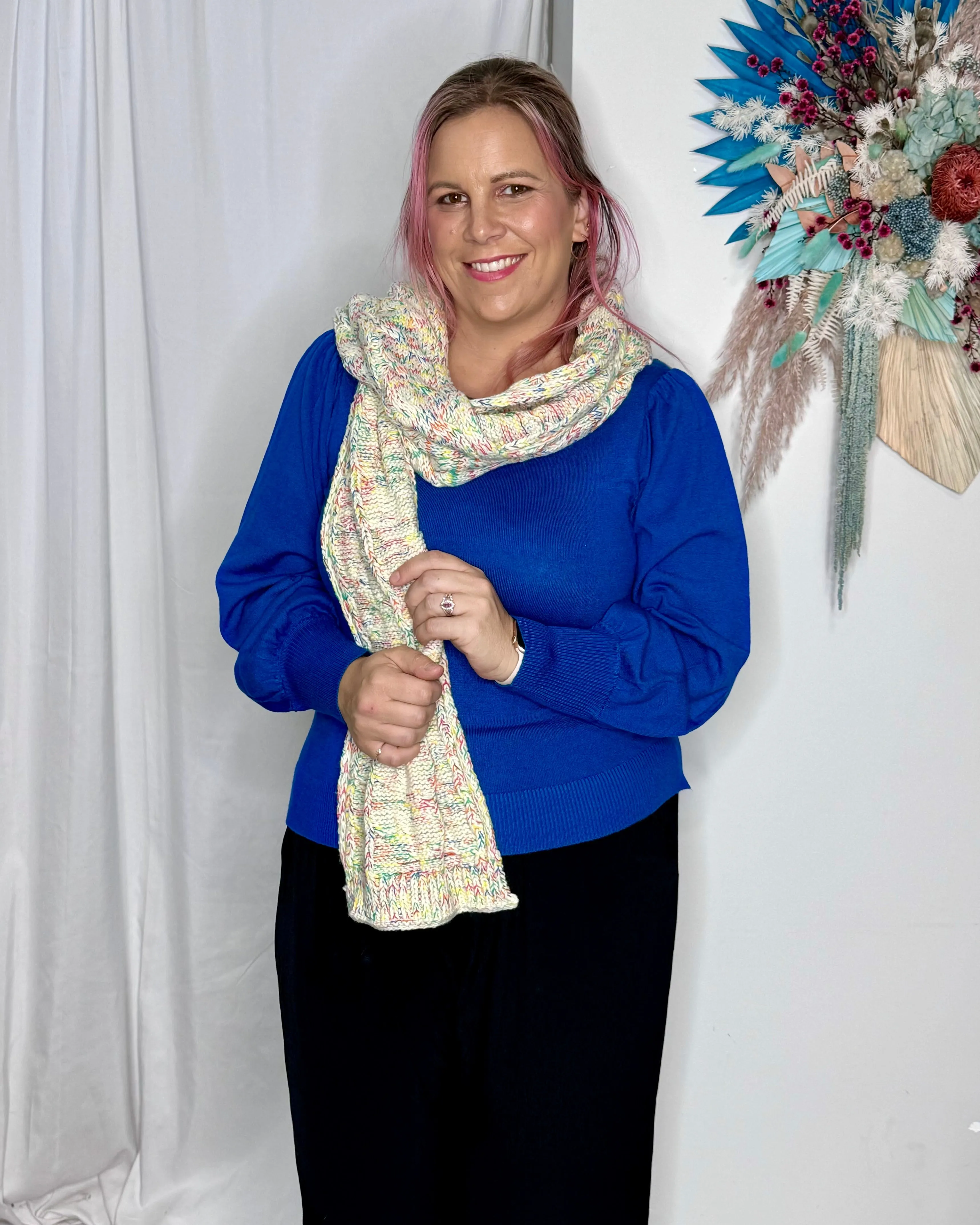 Thelma Scarf - Rainbow Speckles