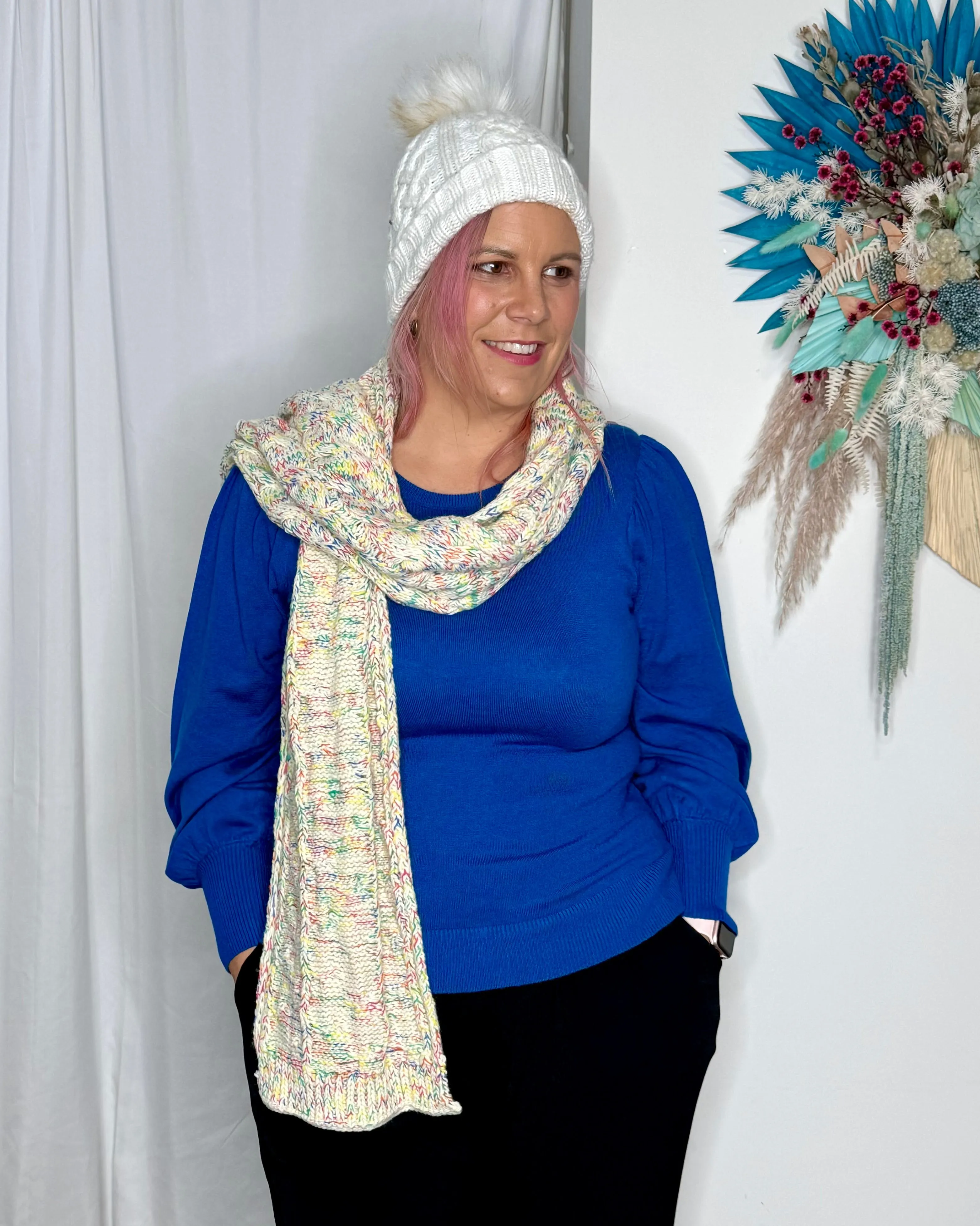 Thelma Scarf - Rainbow Speckles