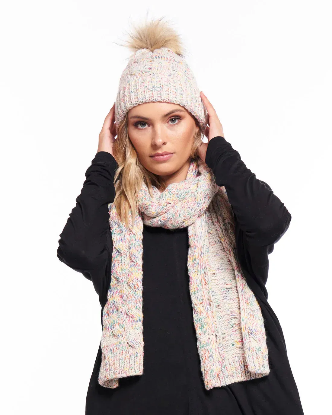 Thelma Scarf - Rainbow Speckles