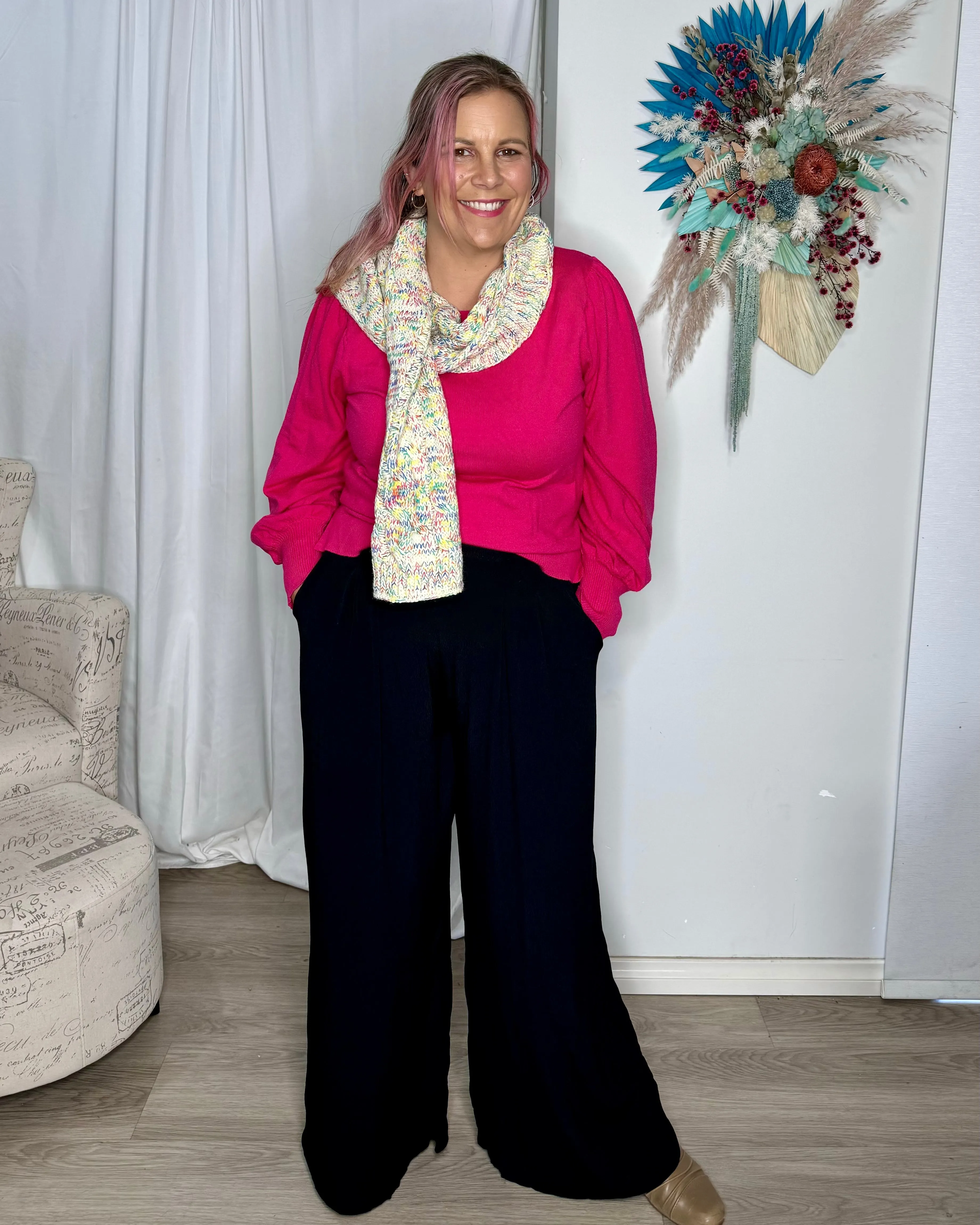 Thelma Scarf - Rainbow Speckles