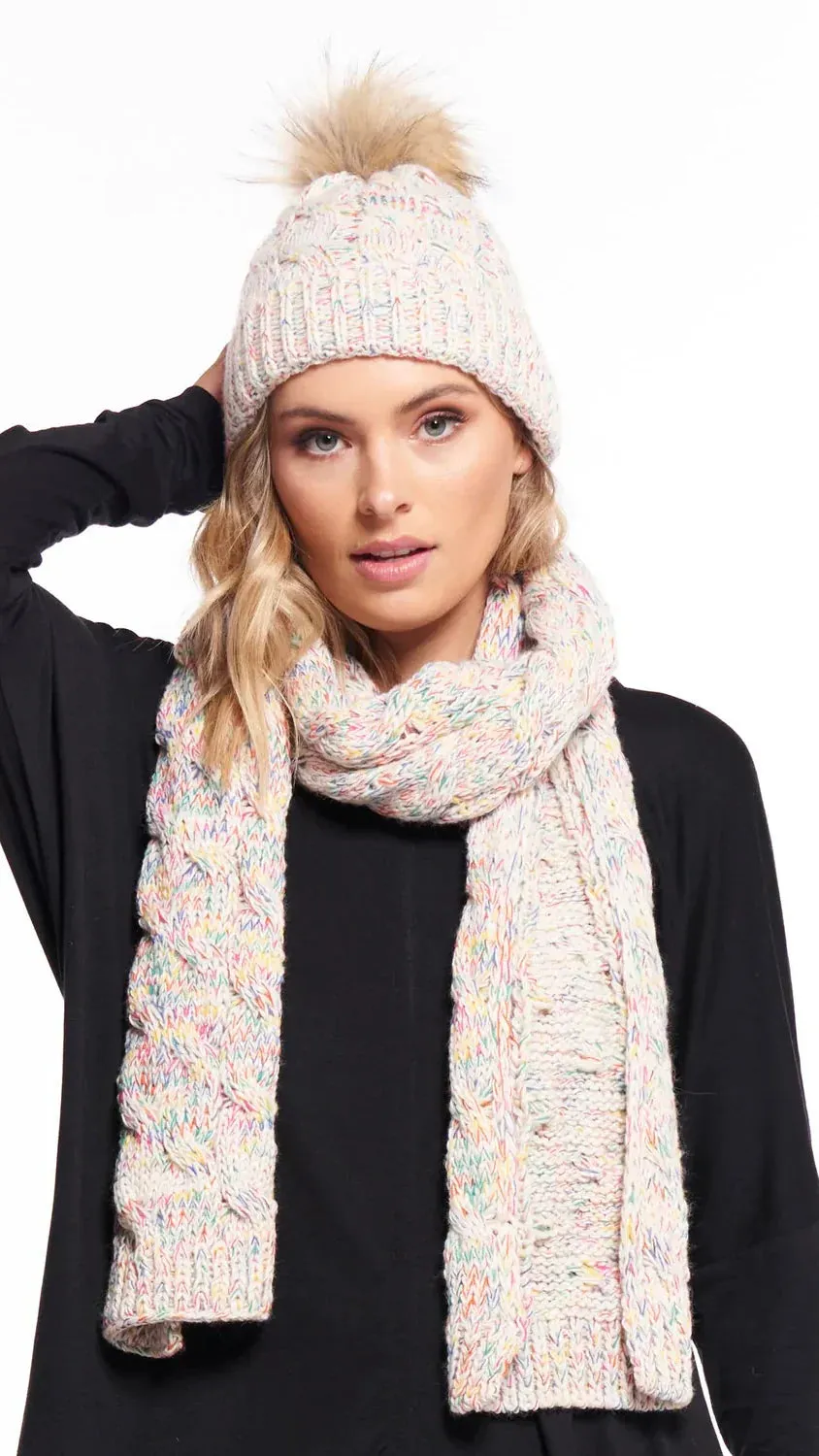 Thelma Scarf - Rainbow Speckles