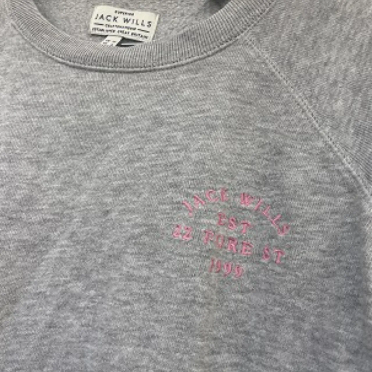 Vintage Jack Wills Grey Jumper Women's Size UK 10
