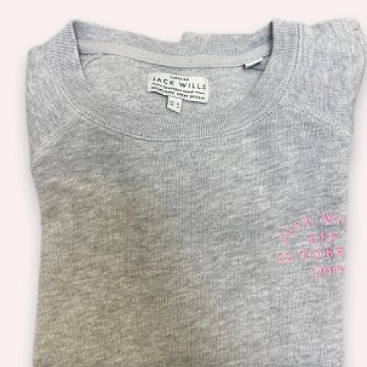 Vintage Jack Wills Grey Jumper Women's Size UK 10