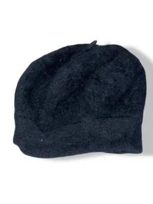 Vintage Unisex winter black skull beanie hat | SKU 4898