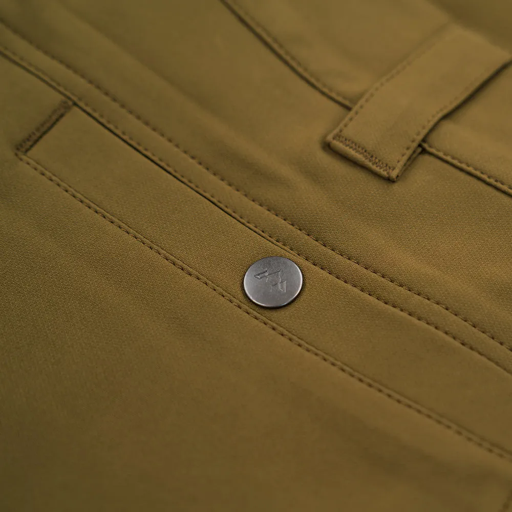 Womens Hagna Eco Softshell Trousers (Moss/Black)