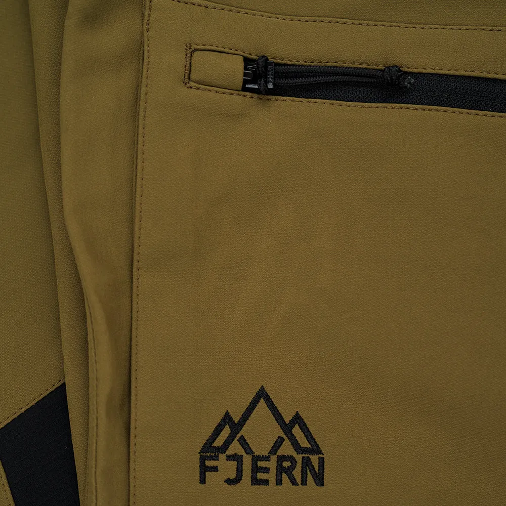 Womens Hagna Eco Softshell Trousers (Moss/Black)
